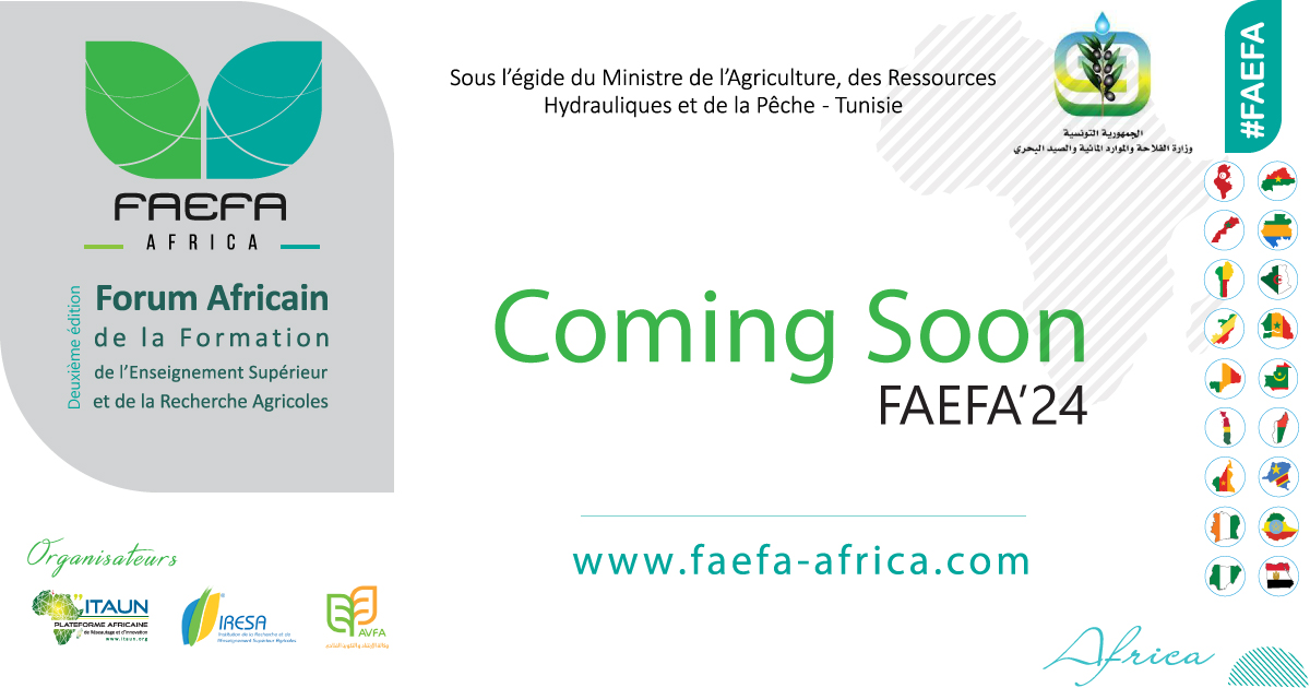 Forum Africain de la formation, de l’Enseignement Supérieur et de la recherche agricoles - FAEFA